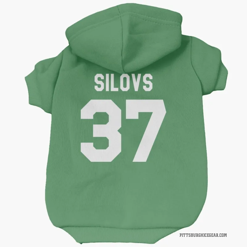 Arturs Silovs  Green Pittsburgh Penguins  Cat & Dog Pet Hoodie