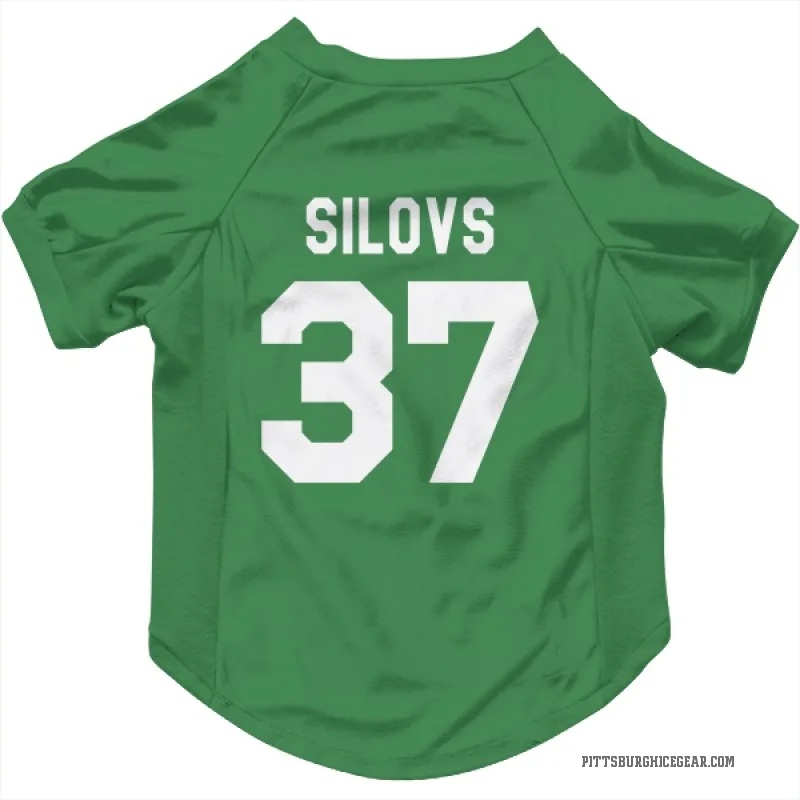 Arturs Silovs  Green Pittsburgh Penguins  Cat & Dog Pet Jersey