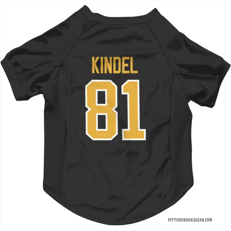 Ben Kindel  Black Pittsburgh Penguins  Cat & Dog Pet Jersey