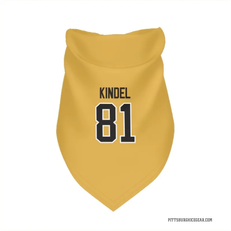 Ben Kindel  Gold Pittsburgh Penguins  Cat & Dog Pet Bandana