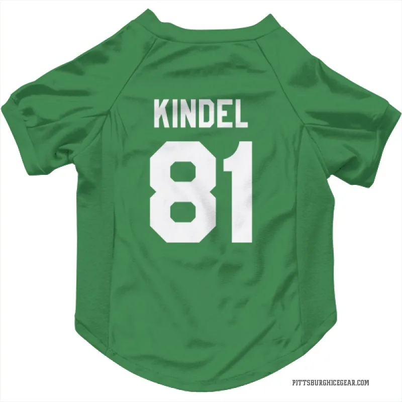 Ben Kindel  Green Pittsburgh Penguins  Cat & Dog Pet Jersey