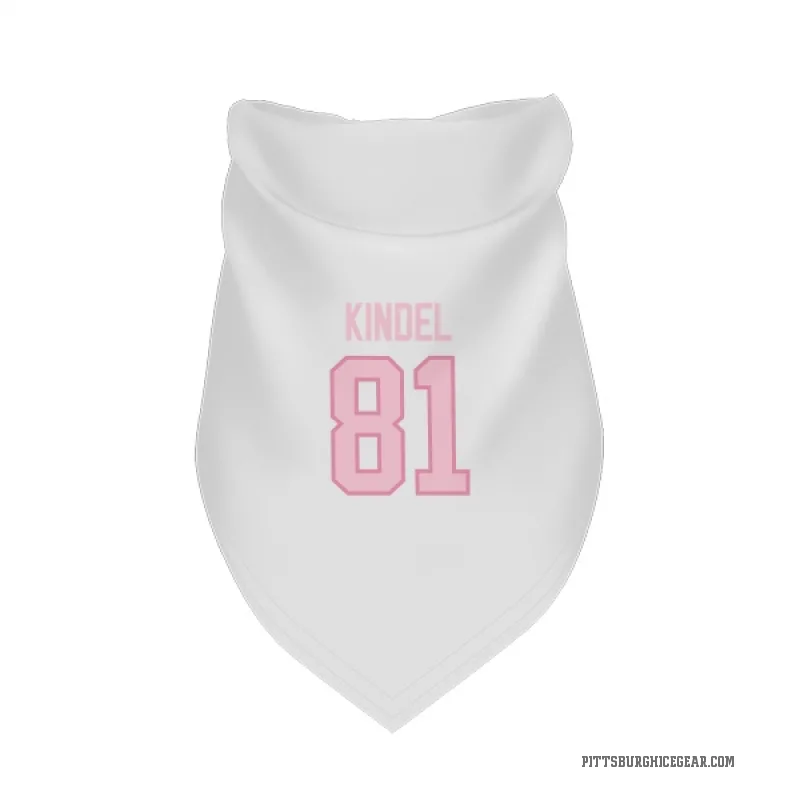 Ben Kindel  White Pink Pittsburgh Penguins  Cat & Dog Pet Bandana