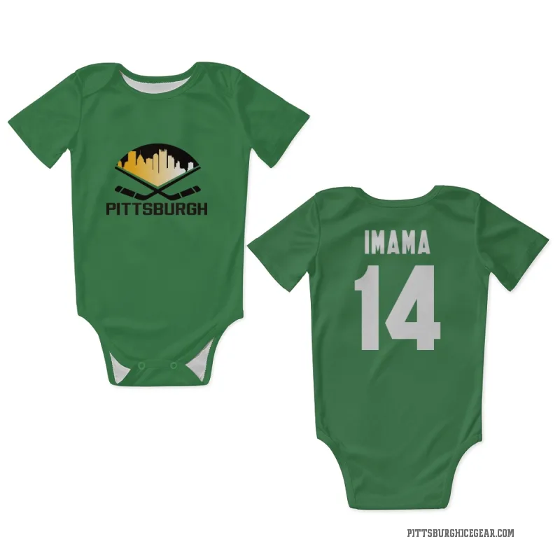 Bokondji Imama  Green Pittsburgh Penguins  Newborn & Infant Bodysuit