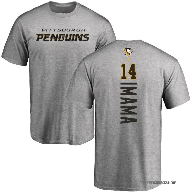 Bokondji Imama Men's Ash Pittsburgh Penguins Backer T-Shirt -