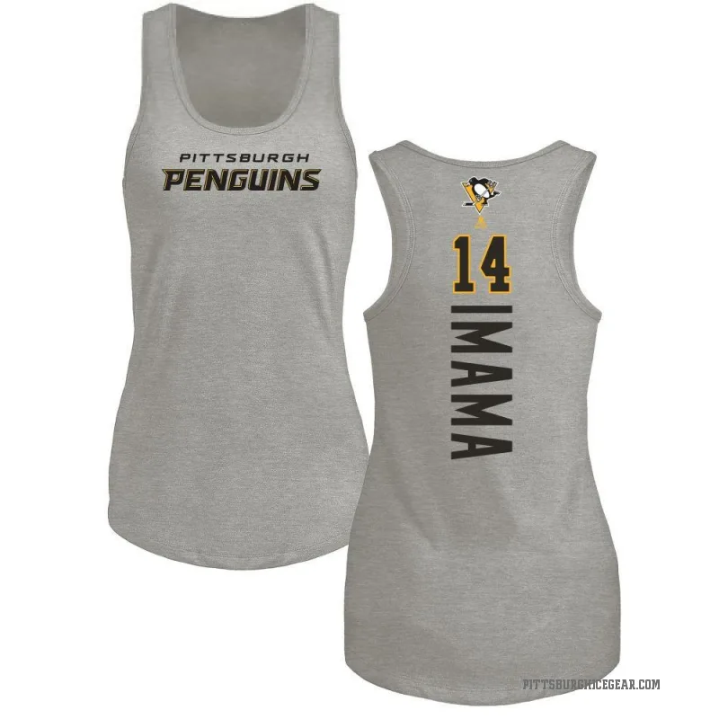 Bokondji Imama Women's Ash Pittsburgh Penguins Backer Tank Top -