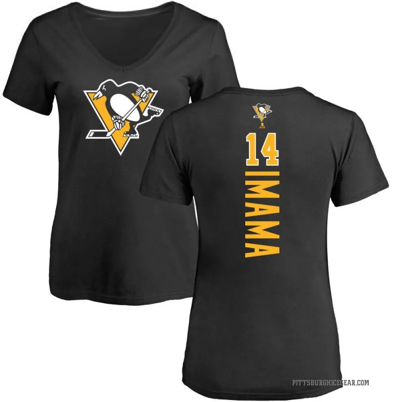 Bokondji Imama Women's Black Pittsburgh Penguins Backer T-Shirt -
