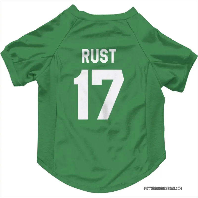 Bryan Rust  Green Pittsburgh Penguins  Cat & Dog Pet Jersey