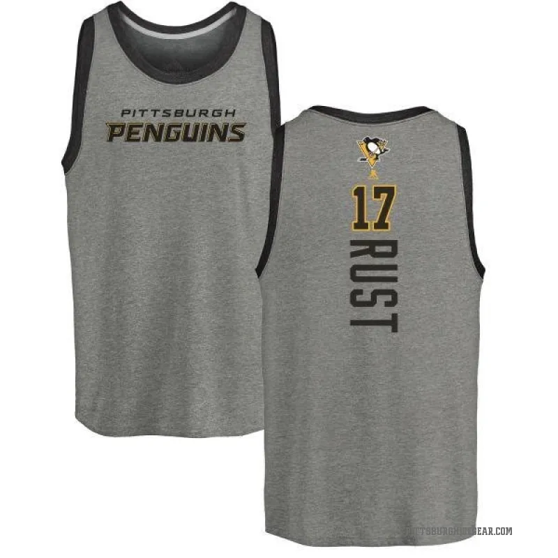 Bryan Rust Men's Ash Pittsburgh Penguins Backer Tank Top -