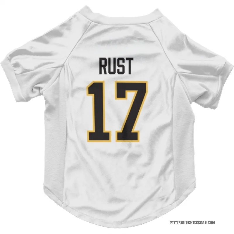 Bryan Rust  White Pittsburgh Penguins  Cat & Dog Pet Jersey