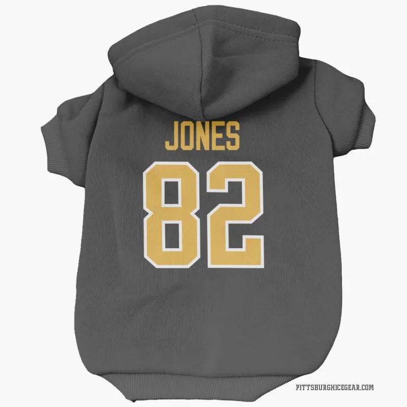 Caleb Jones  Black Pittsburgh Penguins  Cat & Dog Pet Hoodie