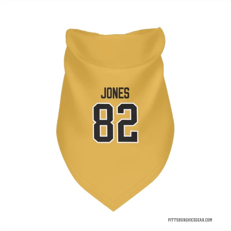 Caleb Jones  Gold Pittsburgh Penguins  Cat & Dog Pet Bandana
