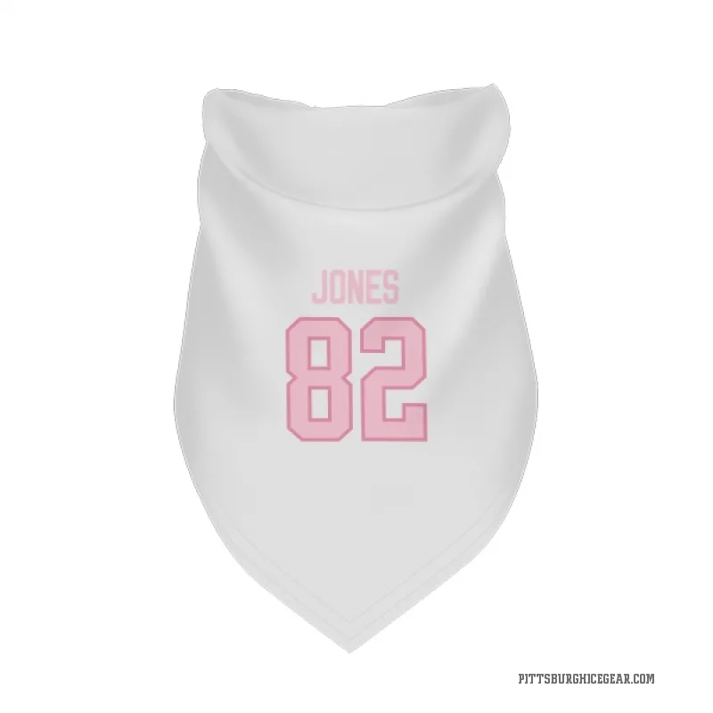 Caleb Jones  White Pink Pittsburgh Penguins  Cat & Dog Pet Bandana