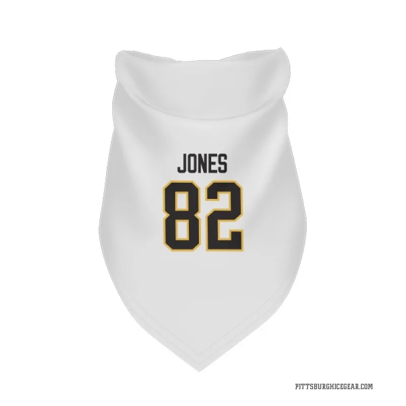 Caleb Jones  White Pittsburgh Penguins  Cat & Dog Pet Bandana