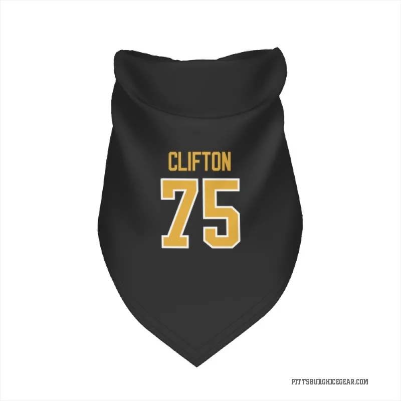 Connor Clifton  Black Pittsburgh Penguins  Cat & Dog Pet Bandana