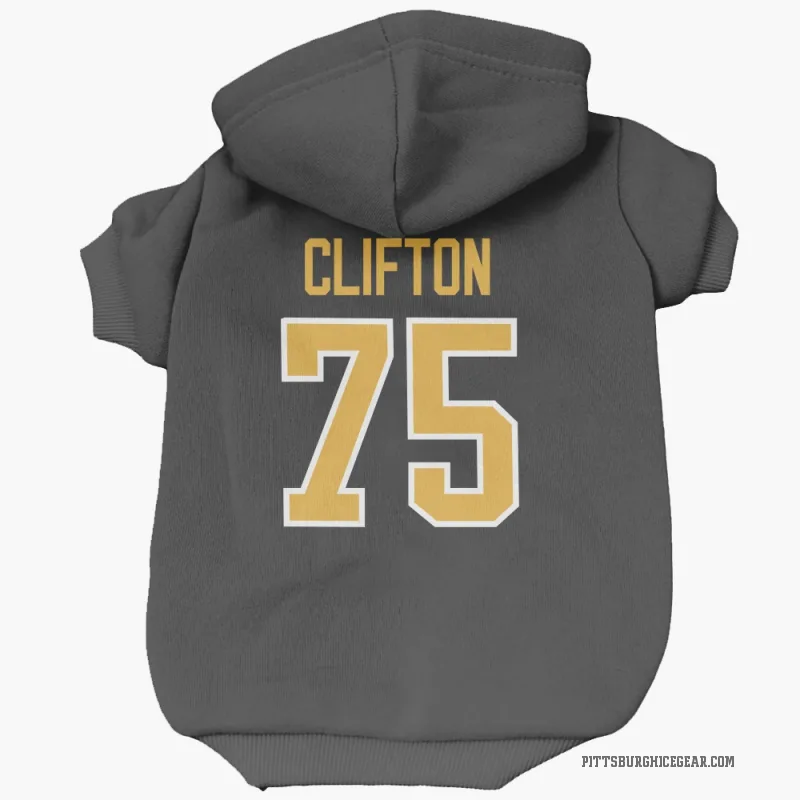 Connor Clifton  Black Pittsburgh Penguins  Cat & Dog Pet Hoodie