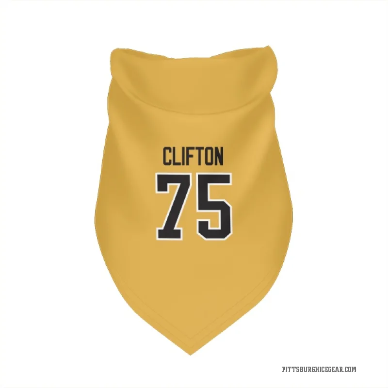 Connor Clifton  Gold Pittsburgh Penguins  Cat & Dog Pet Bandana