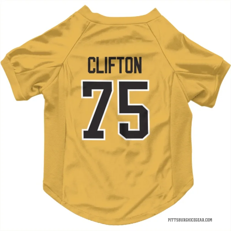 Connor Clifton  Gold Pittsburgh Penguins  Cat & Dog Pet Jersey