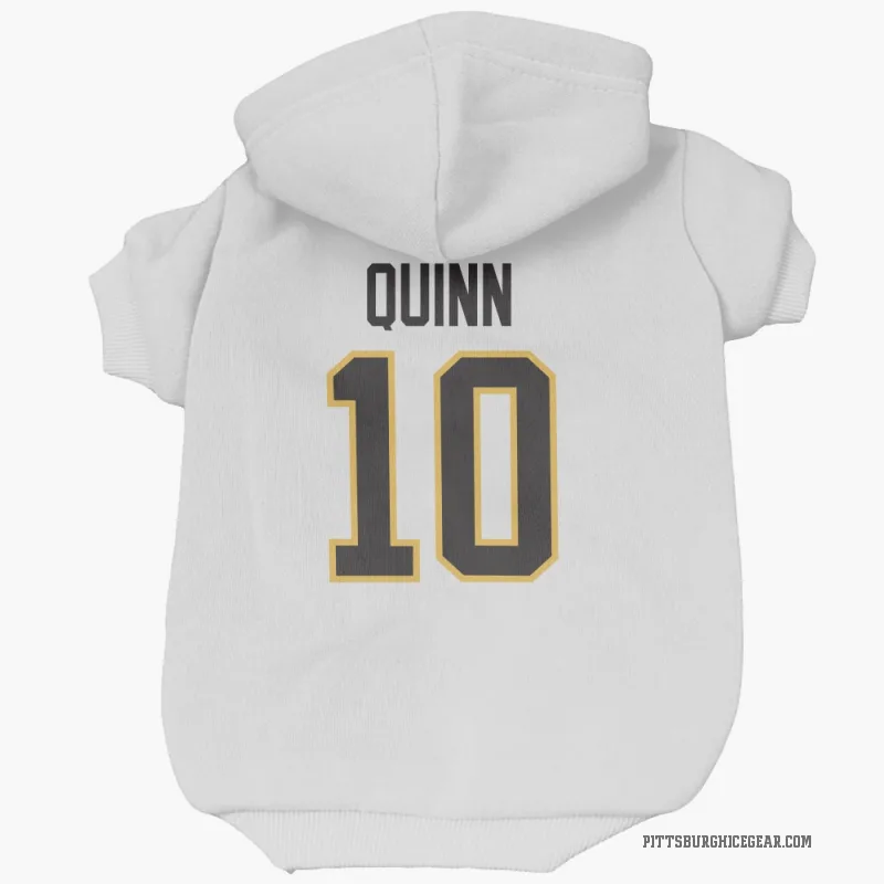 Dan Quinn  White Pittsburgh Penguins  Cat & Dog Pet Hoodie