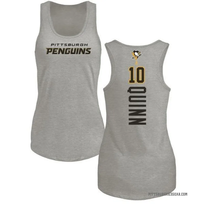 Dan Quinn Women's Ash Pittsburgh Penguins Backer Tank Top -