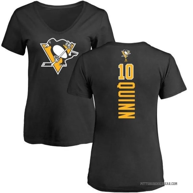Dan Quinn Women's Black Pittsburgh Penguins Backer T-Shirt -