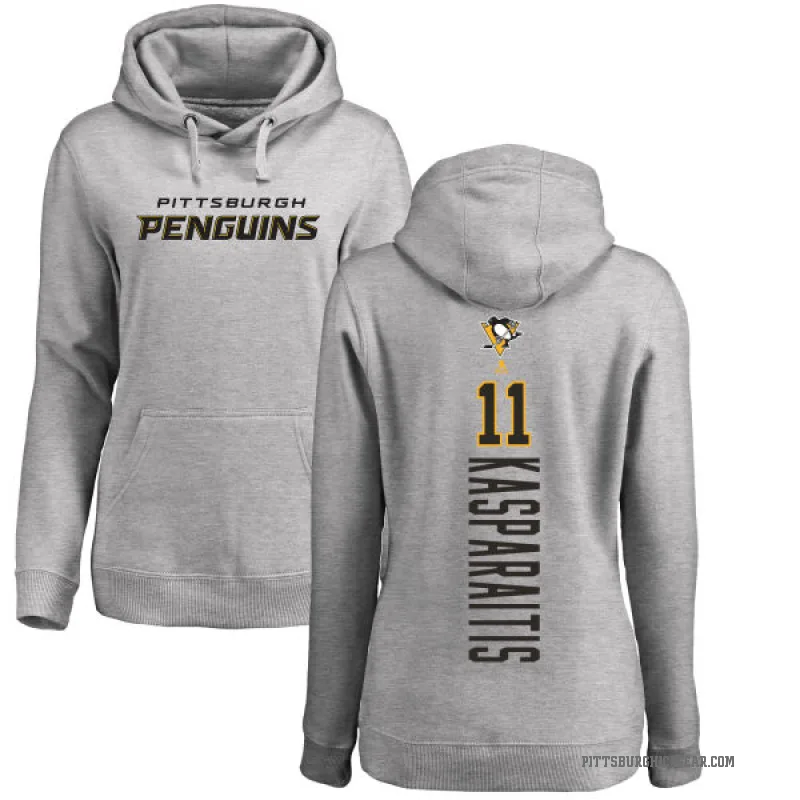 Mario Lemieux Pittsburgh Penguins Youth Black Branded Backer T-Shirt 