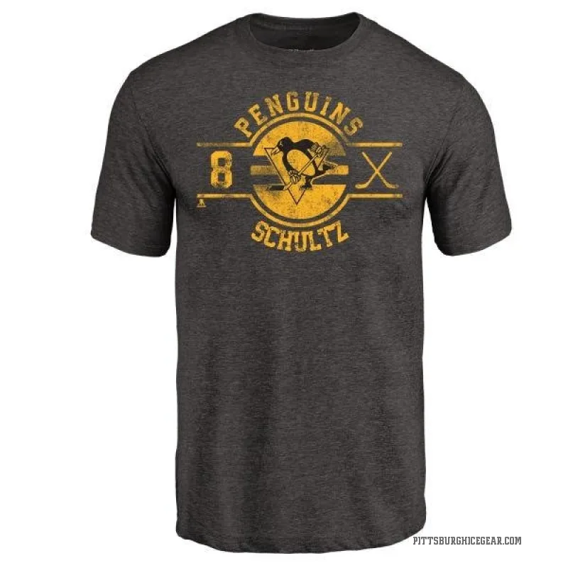 Dave Schultz Youth Black Pittsburgh Penguins Insignia T-Shirt -