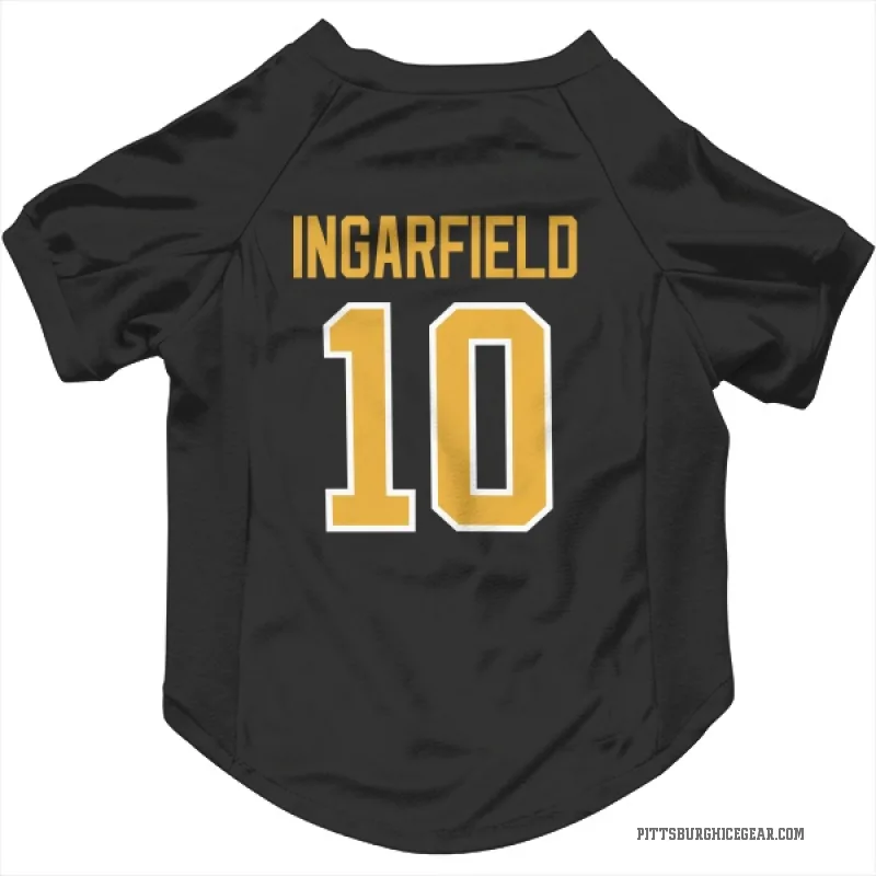 Earl Ingarfield  Black Pittsburgh Penguins  Cat & Dog Pet Jersey
