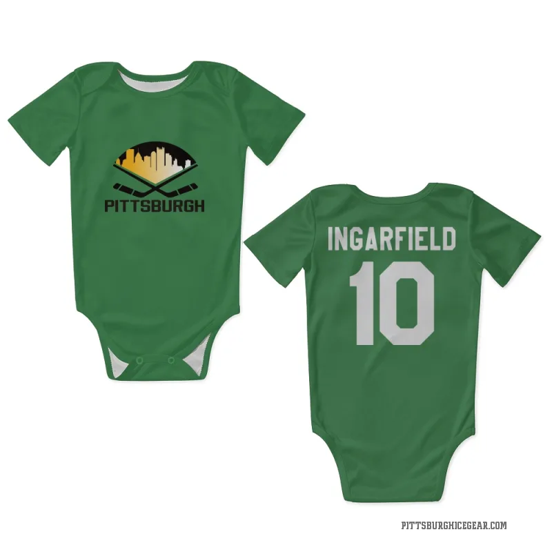Earl Ingarfield  Green Pittsburgh Penguins  Newborn & Infant Bodysuit