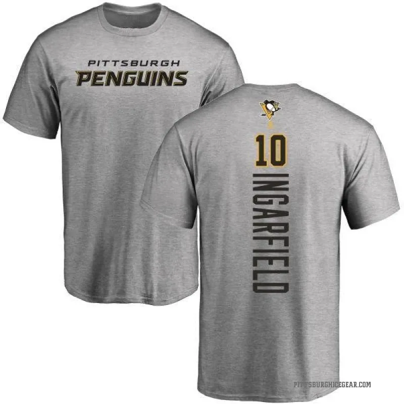 Earl Ingarfield Men's Ash Pittsburgh Penguins Backer T-Shirt -