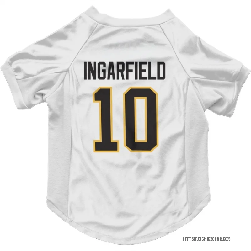 Earl Ingarfield  White Pittsburgh Penguins  Cat & Dog Pet Jersey
