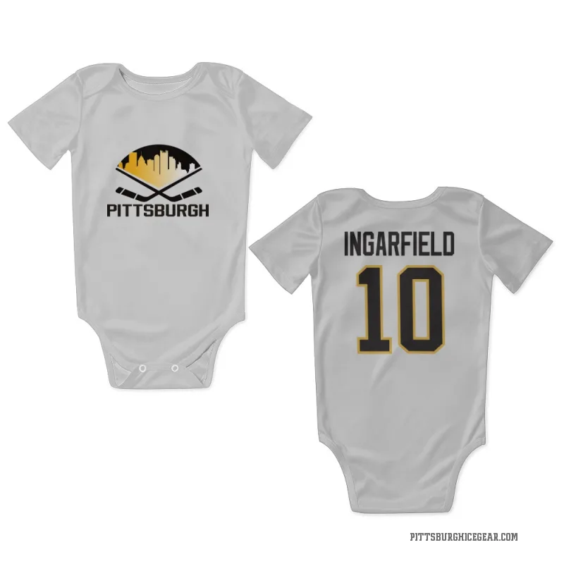 Earl Ingarfield  White Pittsburgh Penguins  Newborn & Infant Bodysuit