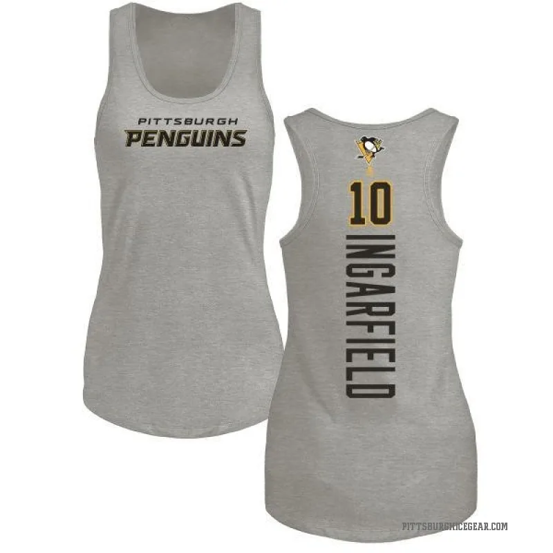 Earl Ingarfield Women's Ash Pittsburgh Penguins Backer Tank Top -