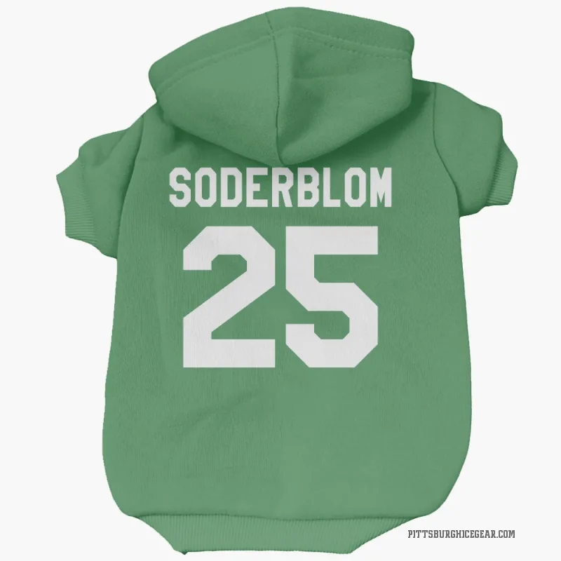 Elmer Soderblom  Green Pittsburgh Penguins  Cat & Dog Pet Hoodie