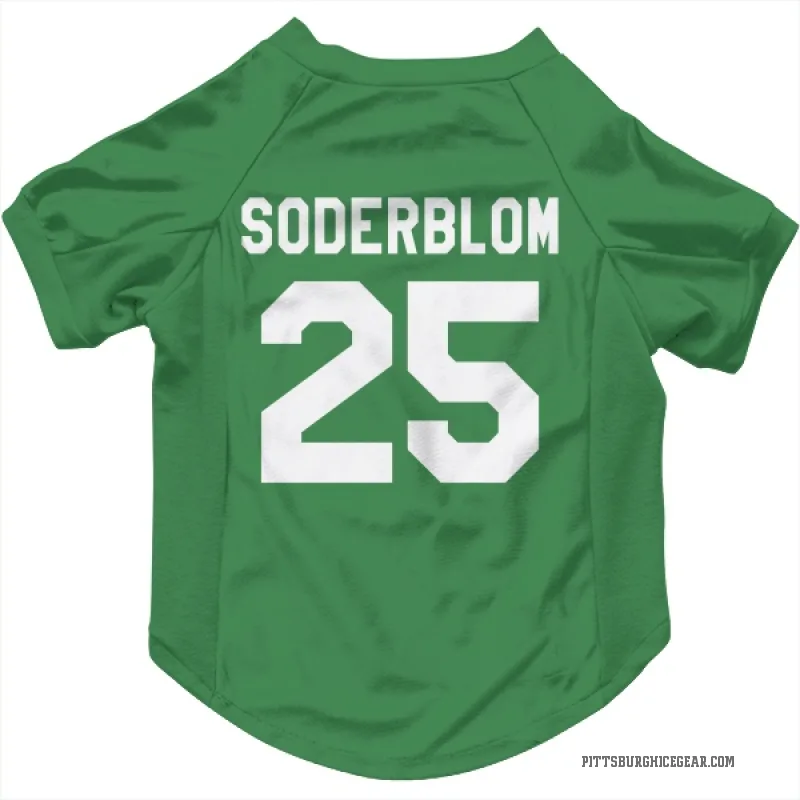 Elmer Soderblom  Green Pittsburgh Penguins  Cat & Dog Pet Jersey