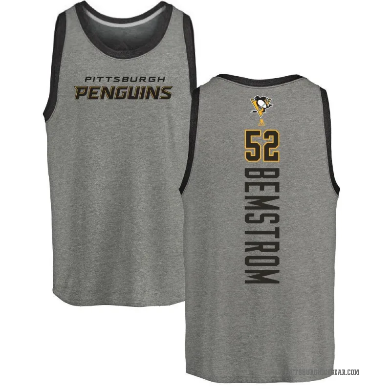 Emil Bemstrom Youth Ash Pittsburgh Penguins Backer Tank Top -
