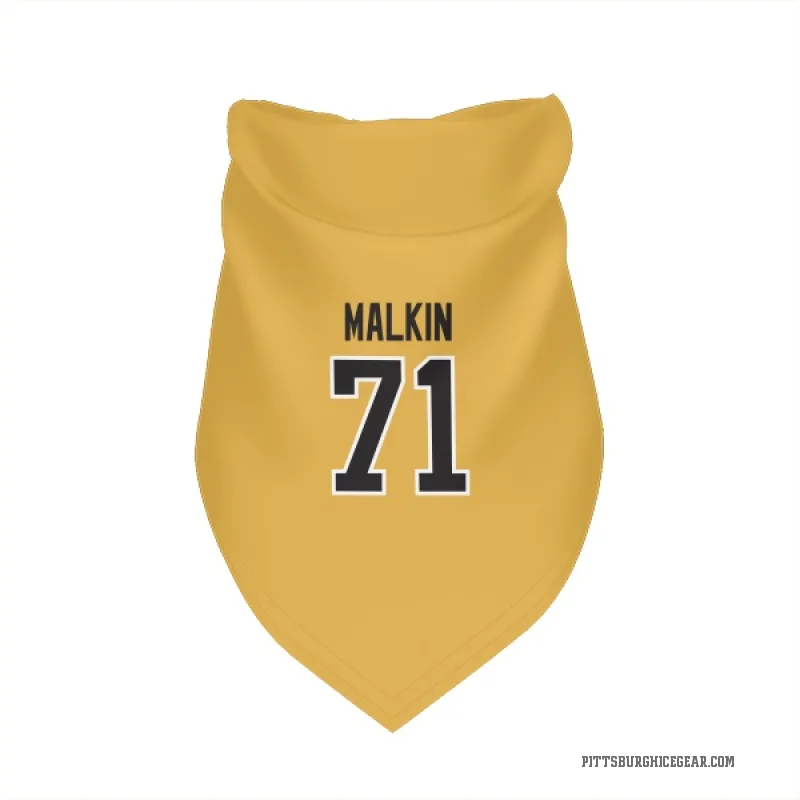 Evgeni Malkin  Gold Pittsburgh Penguins  Cat & Dog Pet Bandana