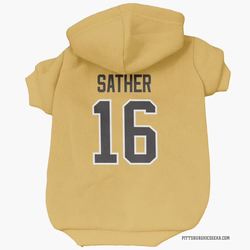 Glen Sather  Gold Pittsburgh Penguins  Cat & Dog Pet Hoodie
