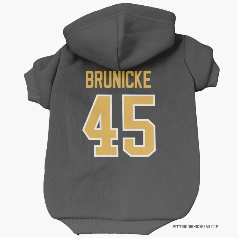 Harrison Brunicke  Black Pittsburgh Penguins  Cat & Dog Pet Hoodie