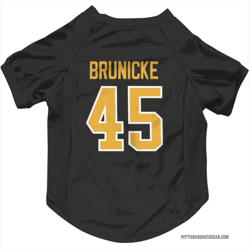 Harrison Brunicke  Black Pittsburgh Penguins  Cat & Dog Pet Jersey
