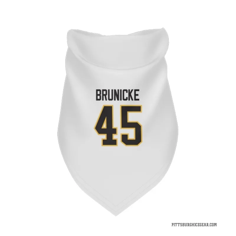 Harrison Brunicke  White Pittsburgh Penguins  Cat & Dog Pet Bandana