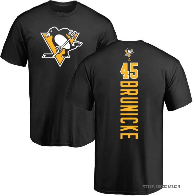 Harrison Brunicke Youth Black Pittsburgh Penguins Backer T-Shirt -