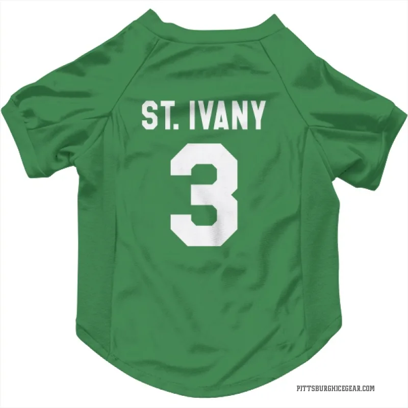 Jack St. Ivany  Green Pittsburgh Penguins  Cat & Dog Pet Jersey