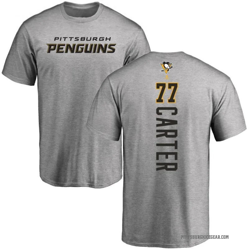 Jeff Carter Men's Ash Pittsburgh Penguins Backer T-Shirt -