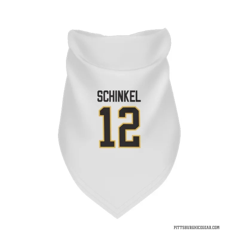 Ken Schinkel  White Pittsburgh Penguins  Cat & Dog Pet Bandana