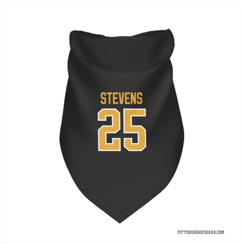 Kevin Stevens  Black Pittsburgh Penguins  Cat & Dog Pet Bandana