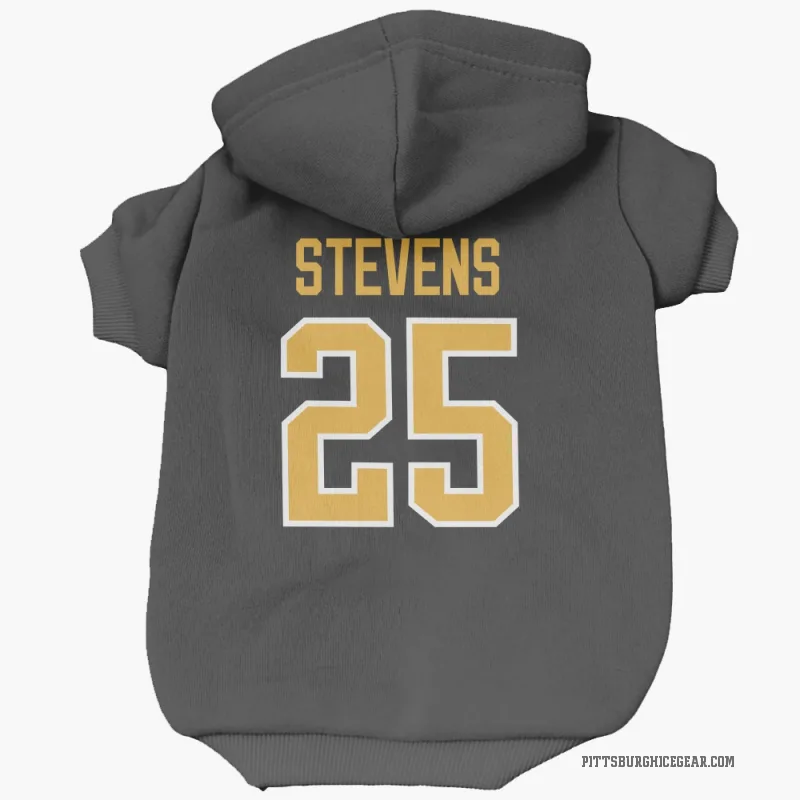 Kevin Stevens  Black Pittsburgh Penguins  Cat & Dog Pet Hoodie