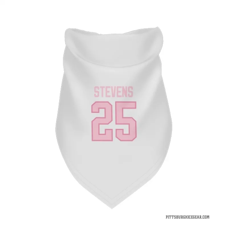 Kevin Stevens  White Pink Pittsburgh Penguins  Cat & Dog Pet Bandana