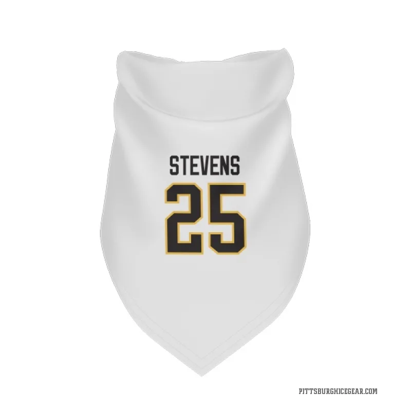 Kevin Stevens  White Pittsburgh Penguins  Cat & Dog Pet Bandana