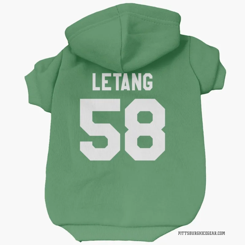 Kris Letang  Green Pittsburgh Penguins  Cat & Dog Pet Hoodie