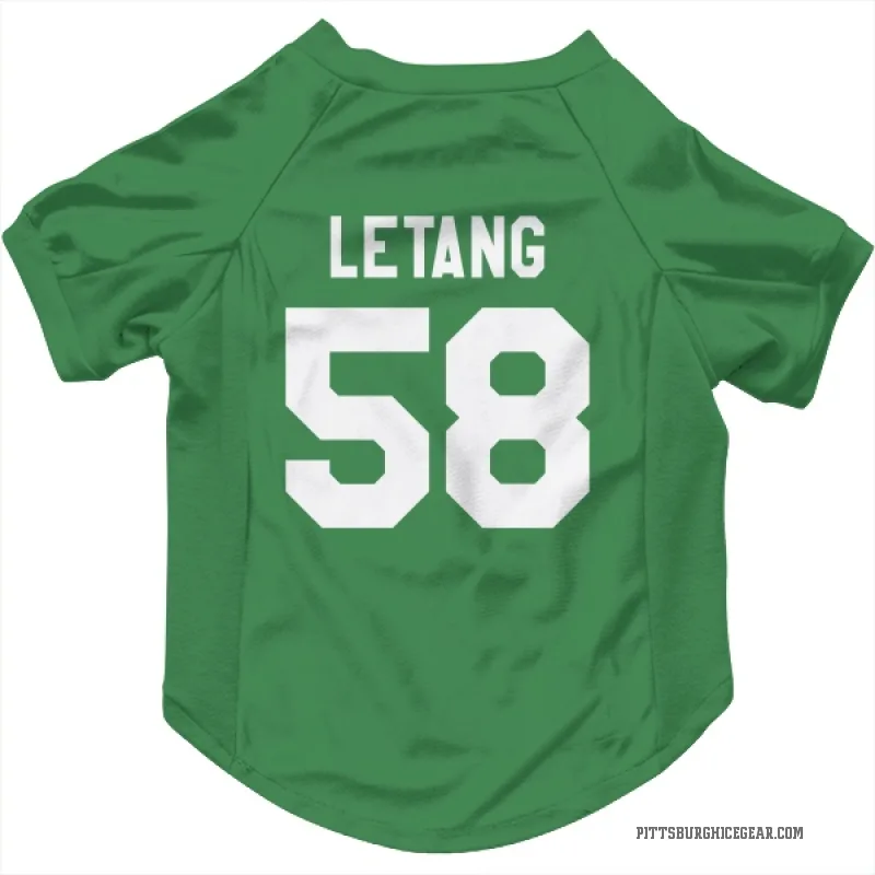 Kris Letang  Green Pittsburgh Penguins  Cat & Dog Pet Jersey